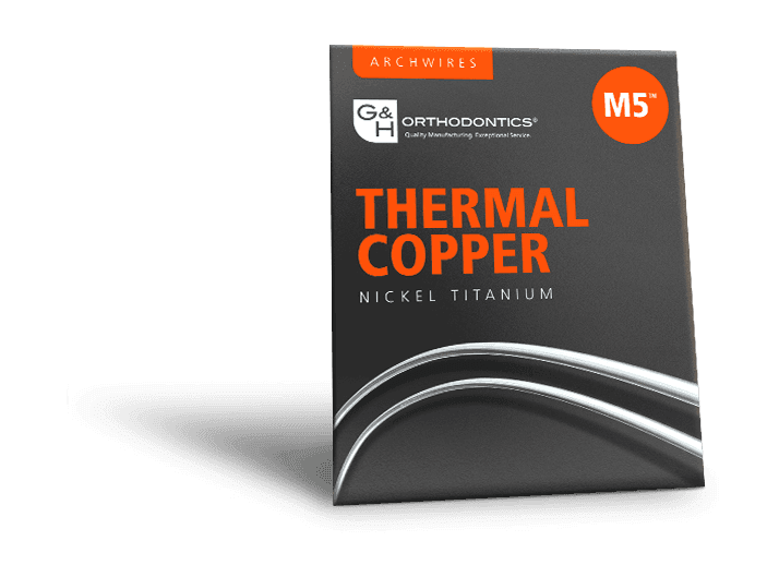 Arcs ronds Thermal Copper NiTi - M5