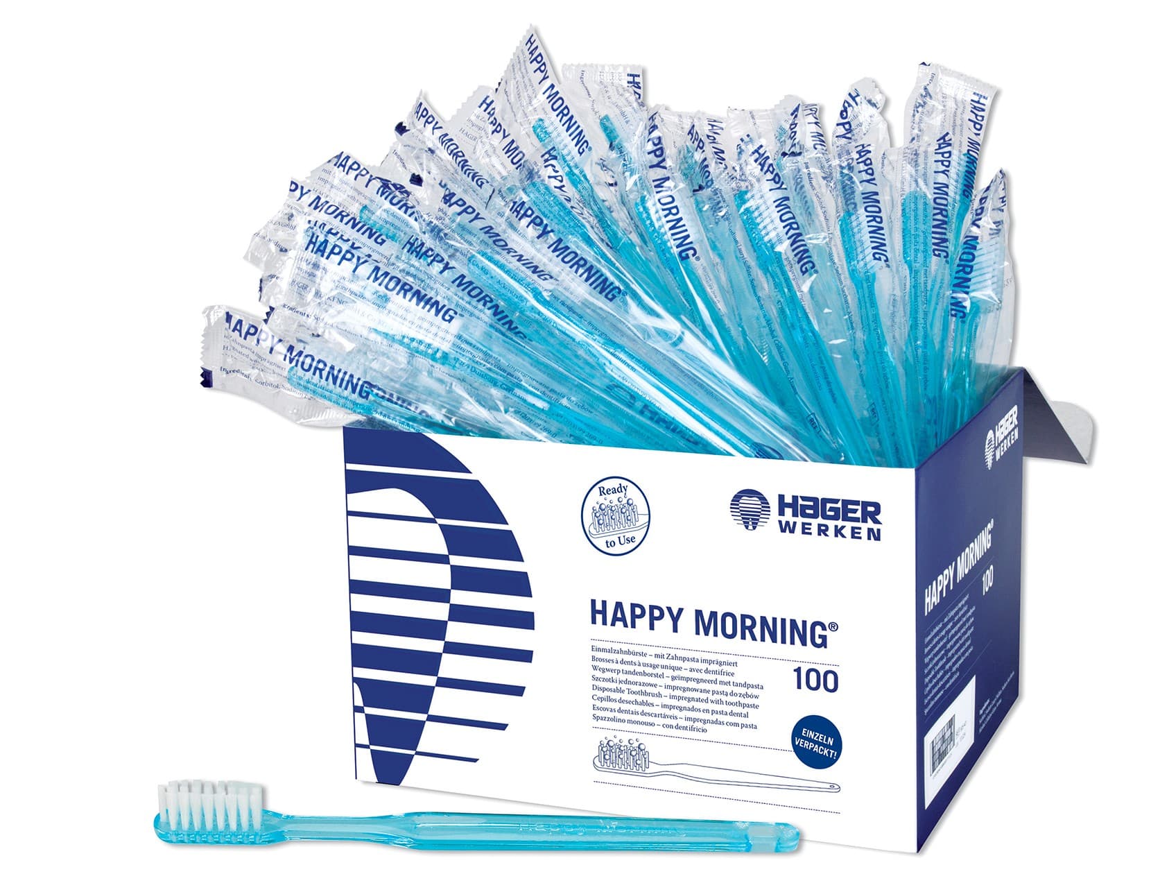 Brosses à dents (avec dentifrice) - HAPPY MORNING