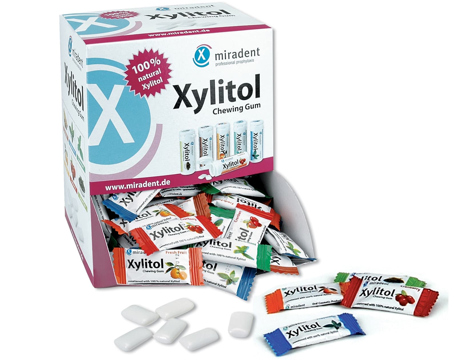 Chewing-gum au xylitol