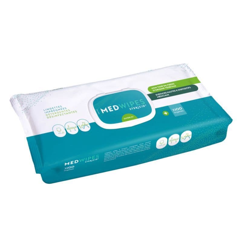 Lingettes désinfectantes sans alcool - MEDWIPES 🌳