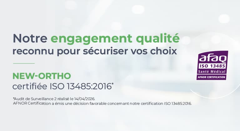 New Ortho, le choix de la sécurité & traçabilité