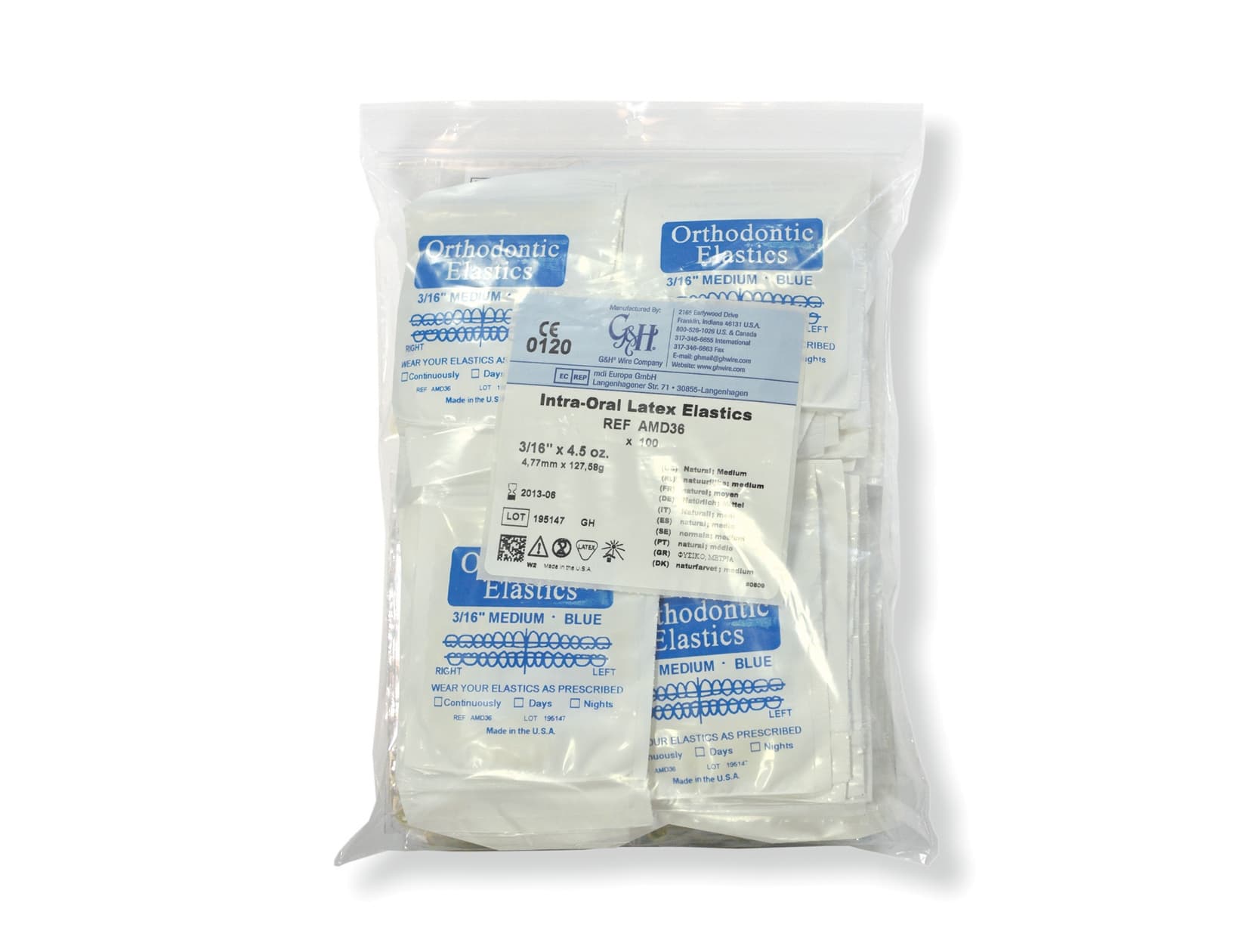 Elastiques latex intra-oraux - G&H