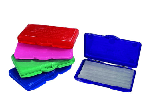 cire de confort boites en couleur