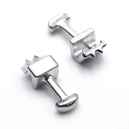 Crochet-boule dents de requin